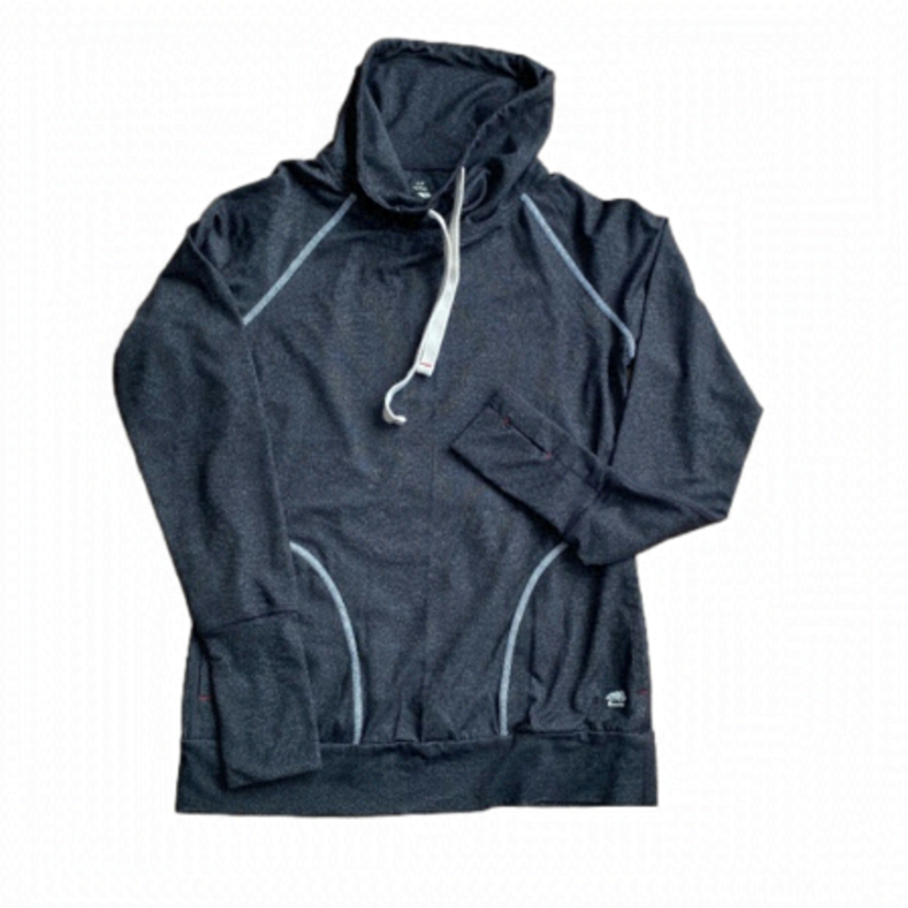 𝅺ROOTS cowl neck long sleeve athletic pull over size small